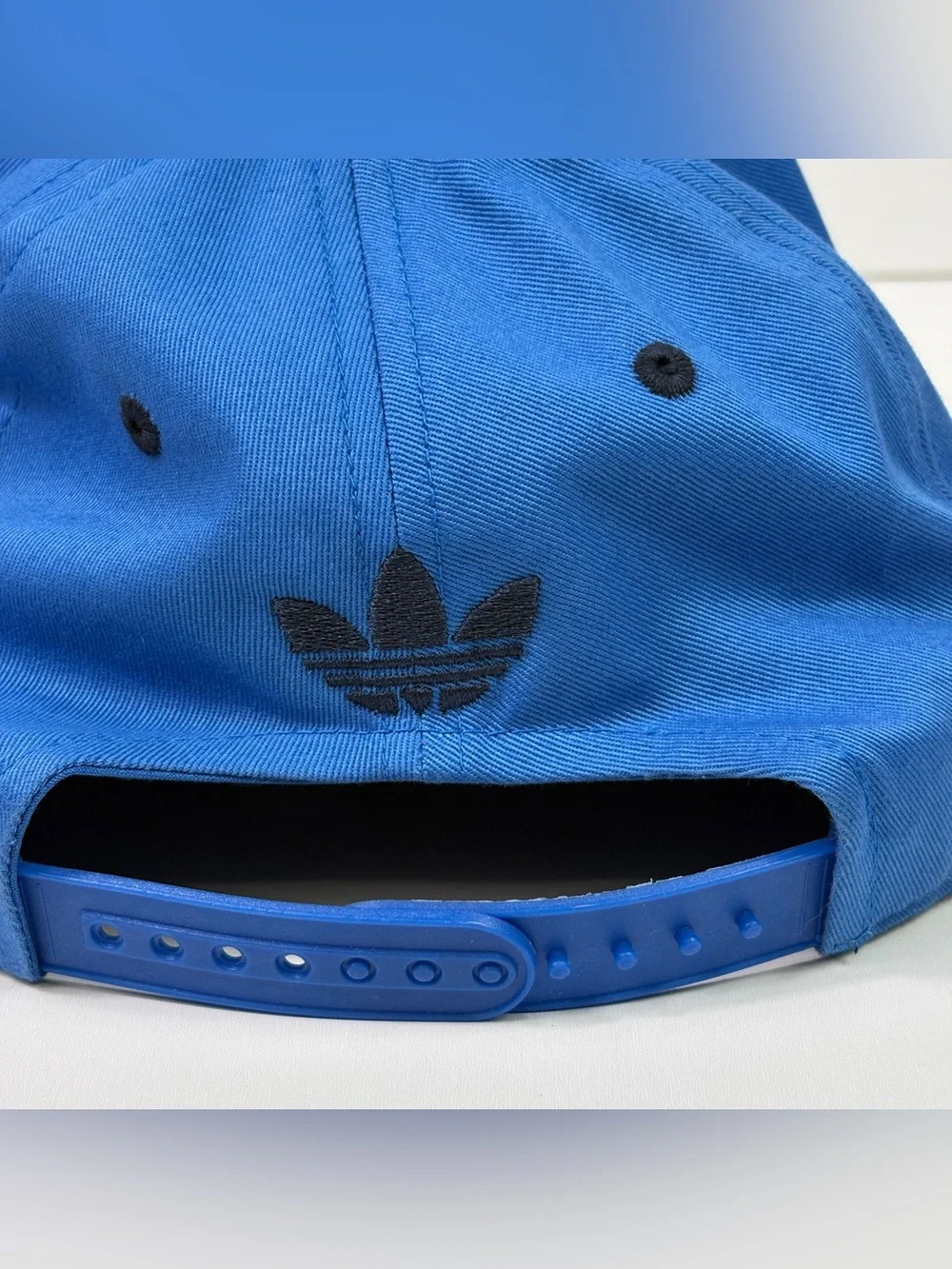 Adidas OKC Thunder Blue Hat Adjustable Oklahoma City Snapback Cap NBA